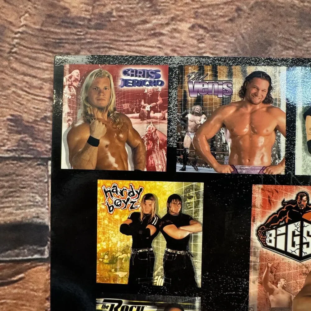WWF 2001 16 Month Calendar Stone Cold The Rock Triple H Chyna Undertaker Kane